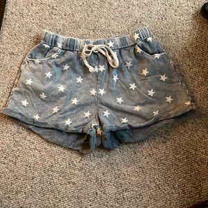Easel - Star Printed Shorts